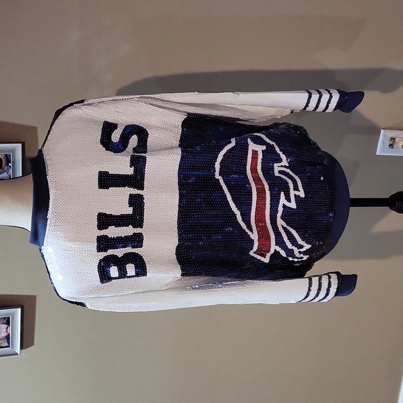 Jackets & Blazers - Buffalo Bills Football Sequin Jacket